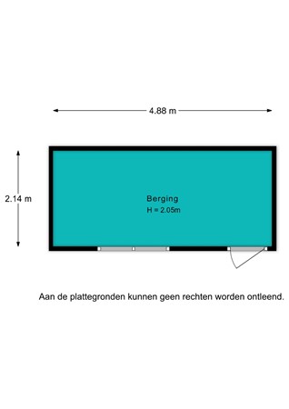 Plattegrond - Van Puttenstraat 71, 4791 EM Klundert - Van Puttenstraat 71-Berging - 2D.jpg